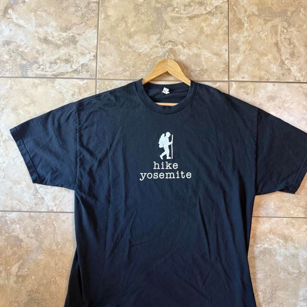 Vintage 2000s Hike Yosemite National Park Graphic Tee 2XL Alstyle Heavyweight